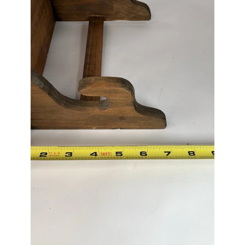 Vintage Wooden Wall Shelf Primitive Cottagecore Grandmacore